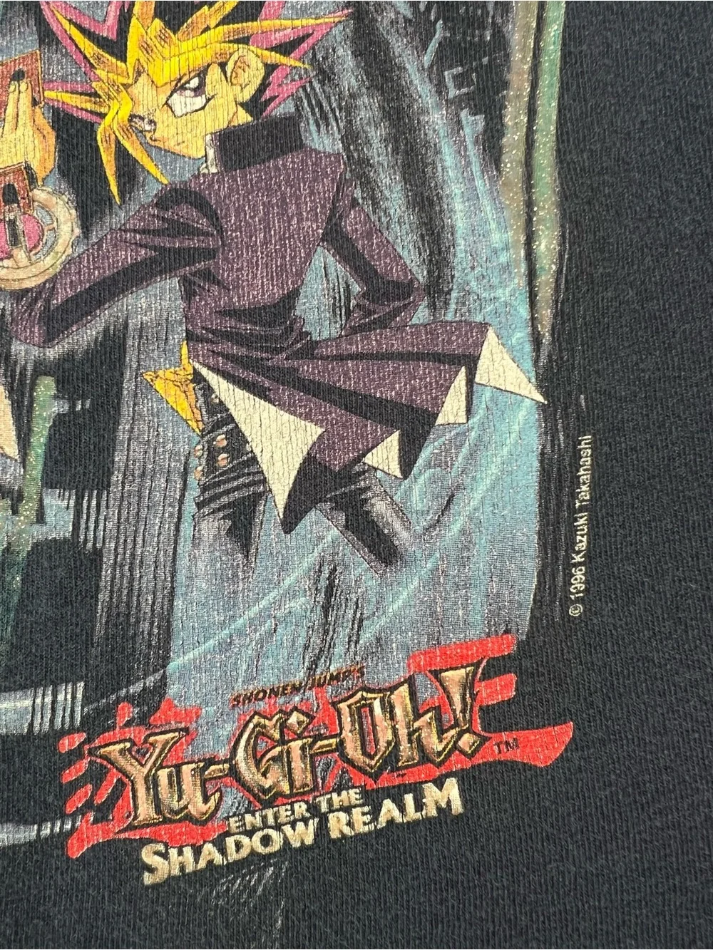 Vintage Yu-Gi-Oh! Yugioh Enter The Shadow Realm Longsleeve Shirt Youth XL Boys